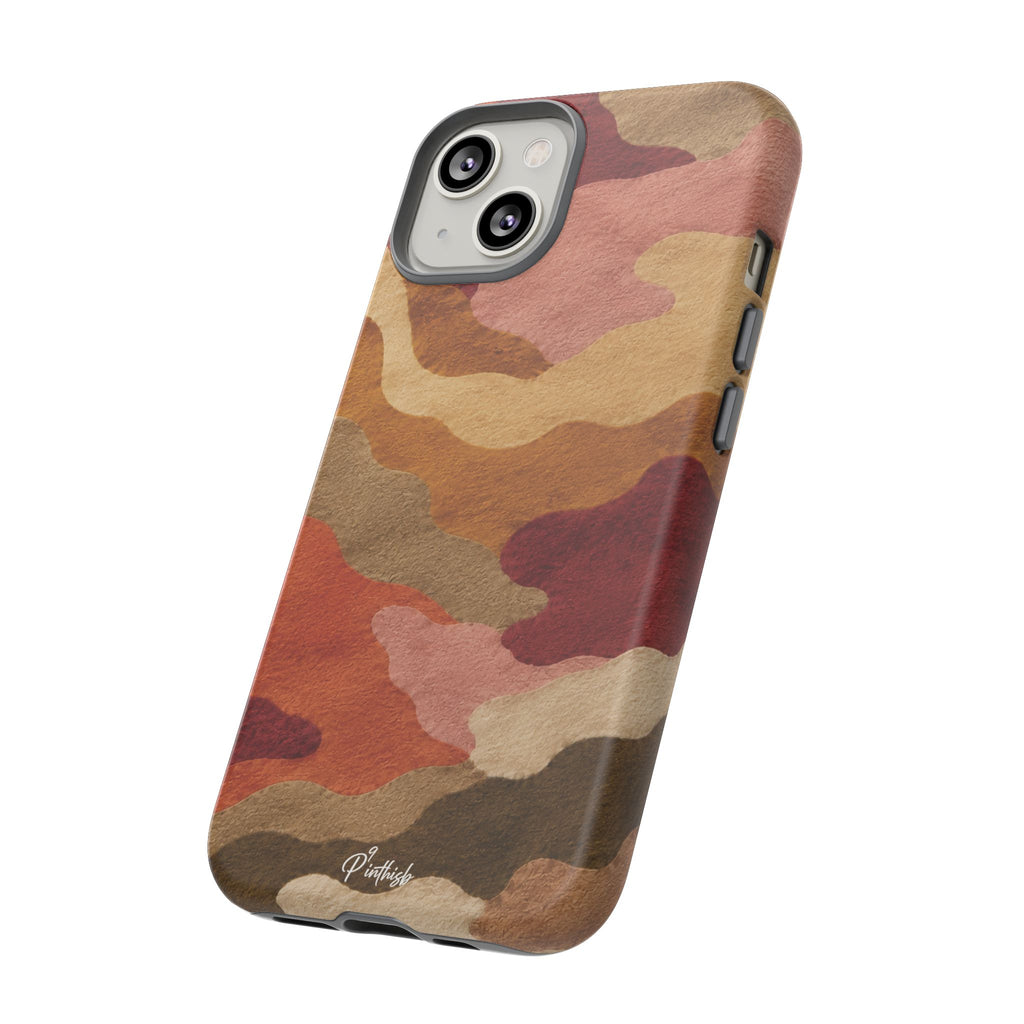 Watercolour Camo Tough Case