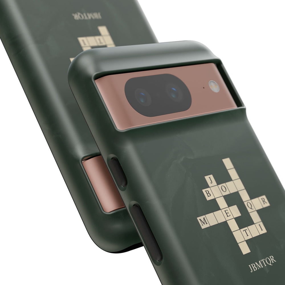"JBMTQR crossword" Tough Phone Case