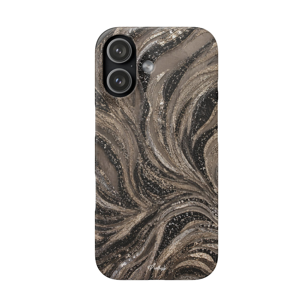 Neutral Swirl Protective Snap Case