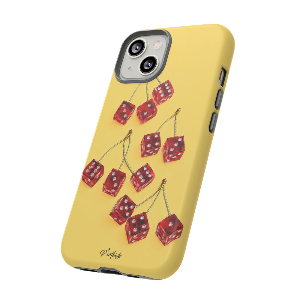 Cherry Dice Tough Phone Case