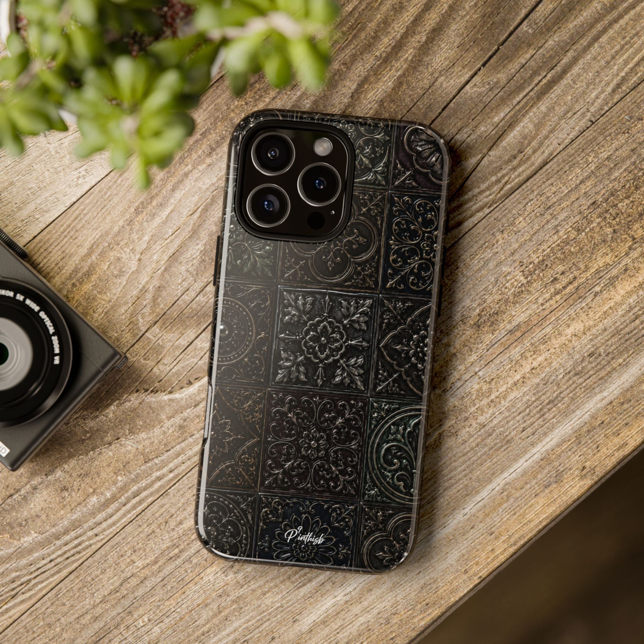 Mosaic Pattern Tough Phone Case