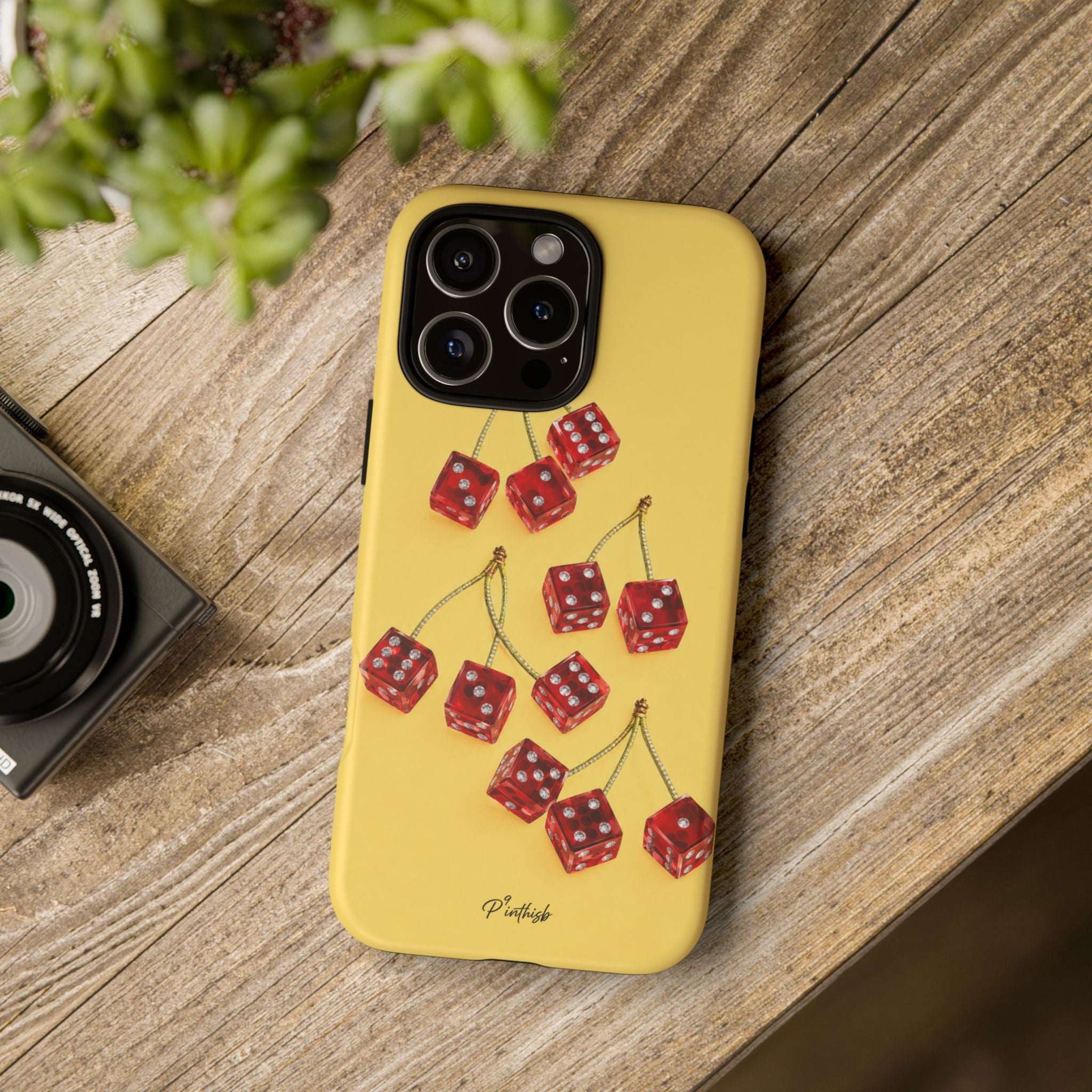 Cherry Dice Tough Phone Case