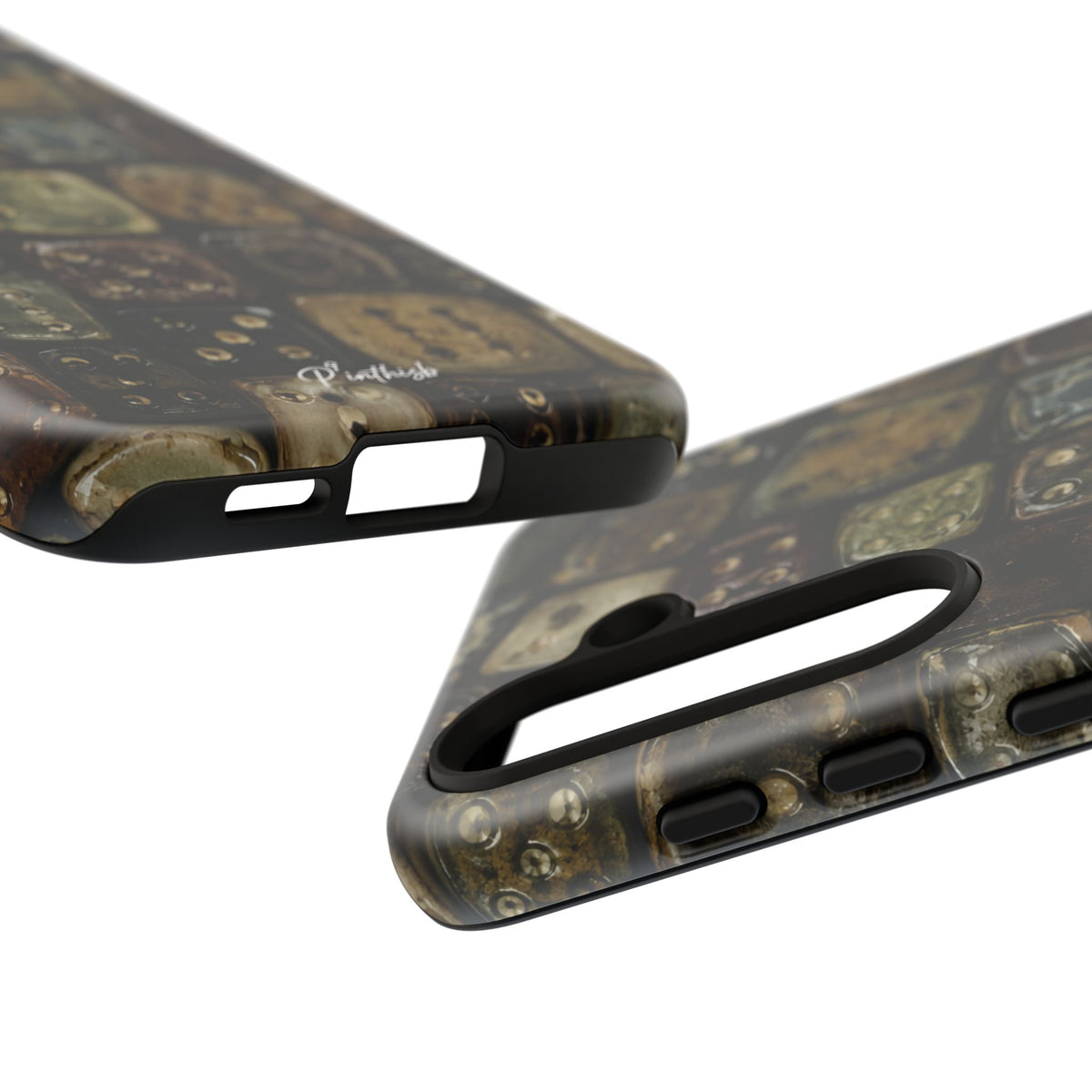 Vintage Dice Tile Phone Case
