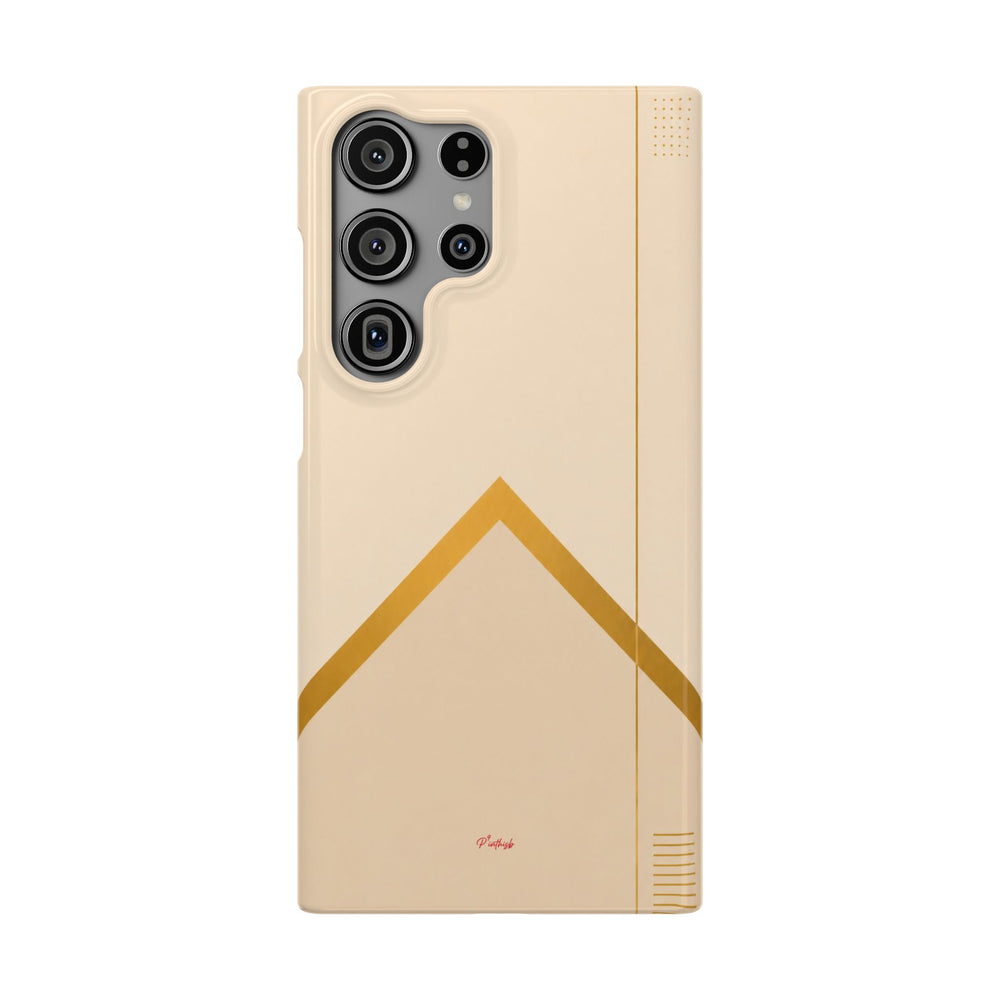 Gold Malboro Inspired Snap Phone Case
