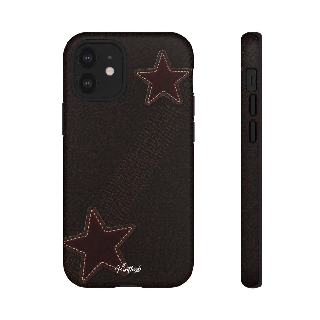 Rustic Stitched Star Phone Case