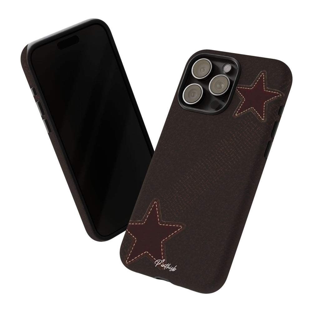 Rustic Stitched Star Phone Case