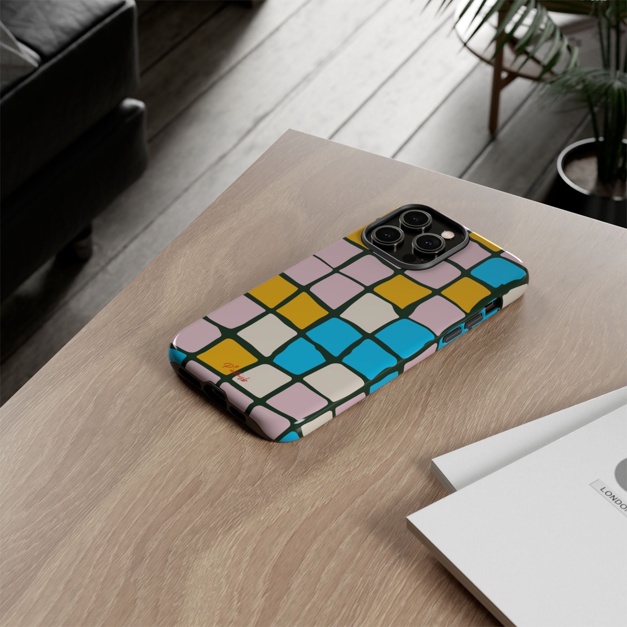 Color Grid Tough Phone Case