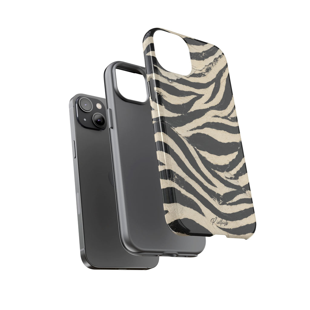Zebra Stripe Tough Phone Case