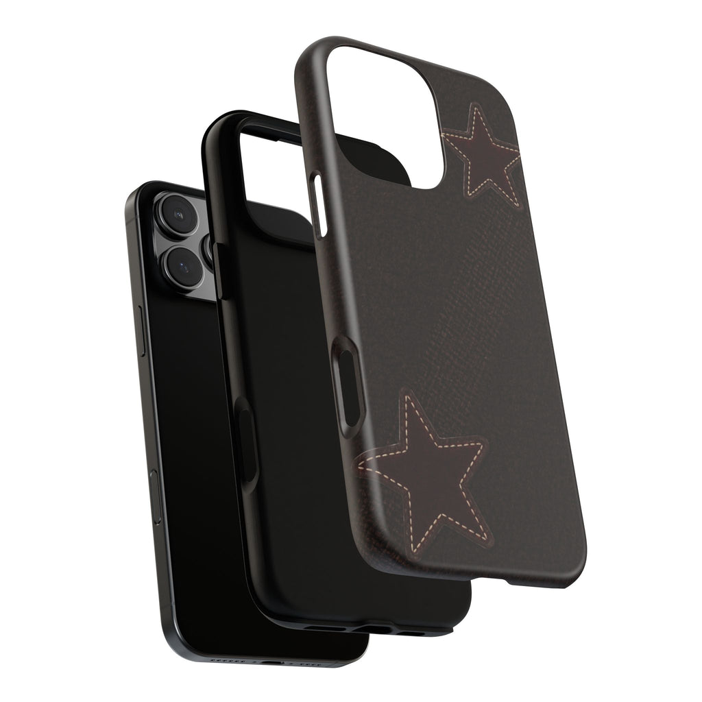Rustic Stitched Star Phone Case