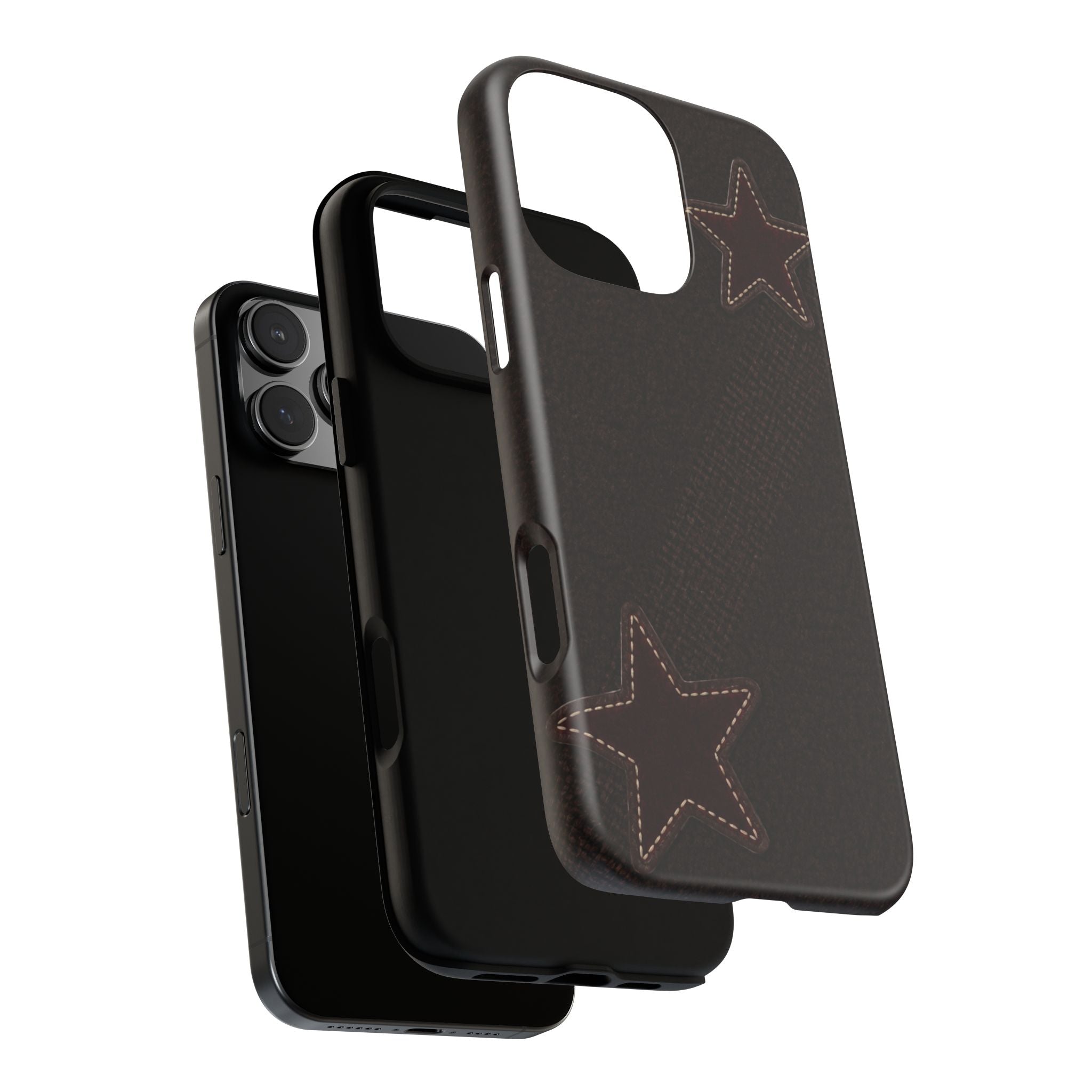 Rustic Stitched Star Phone Case