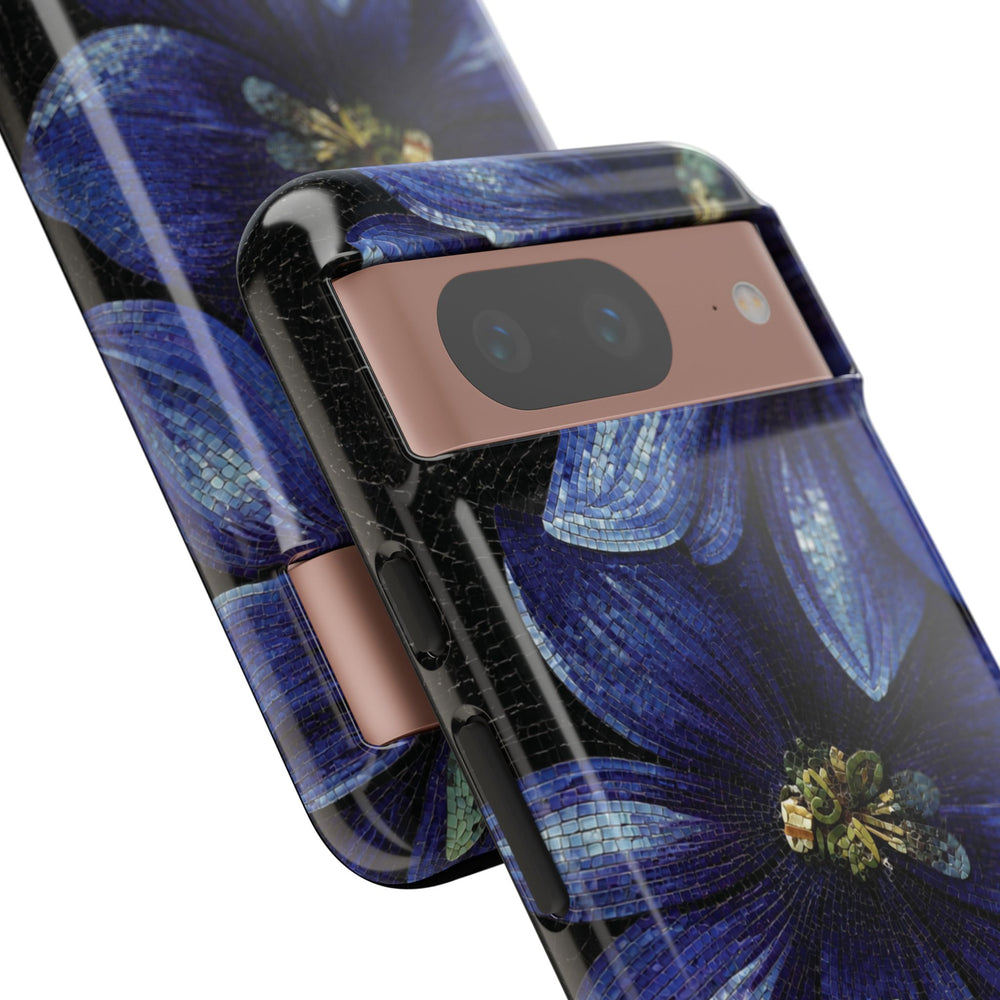 Blue Floral Tough Case