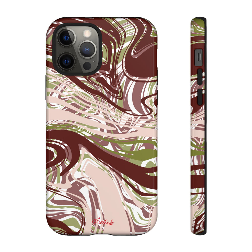 Abstract Marbled Tough Phone Case