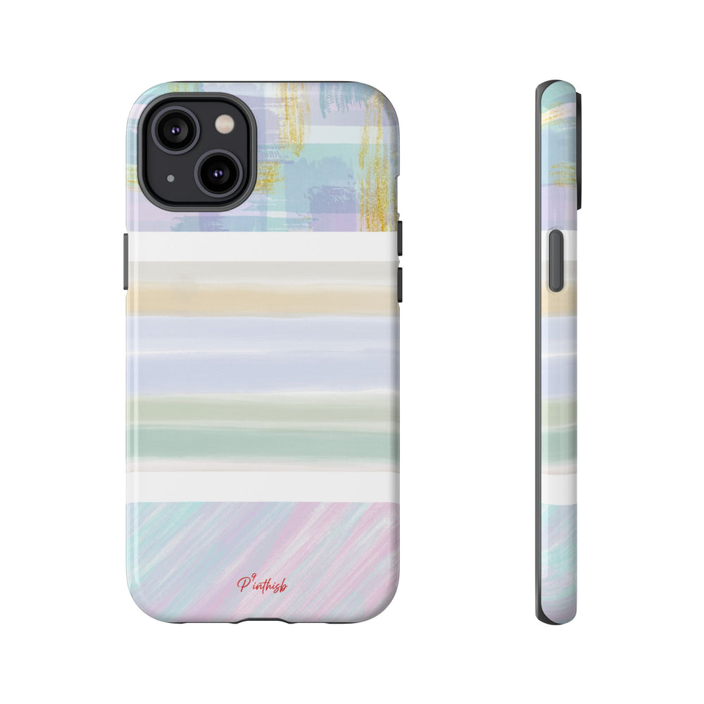 Pastel Stripe Tough Phone Case