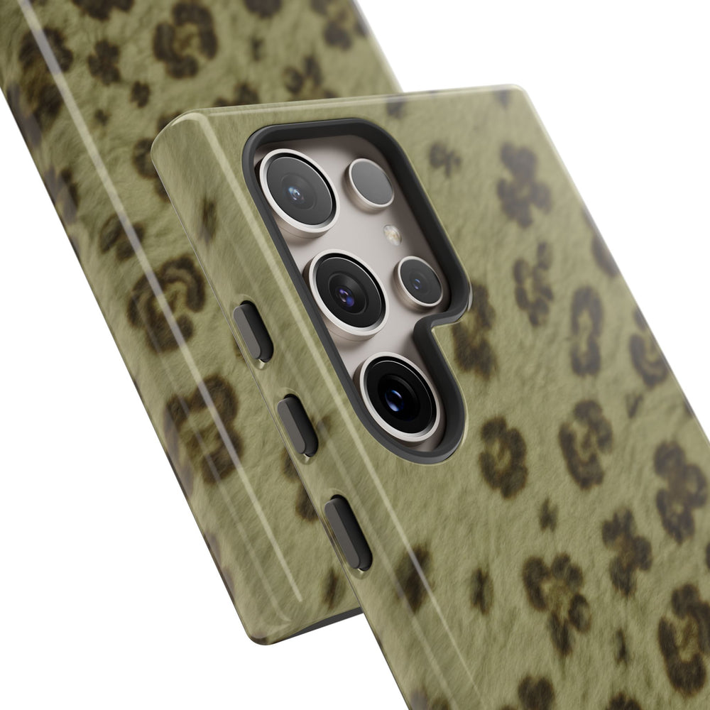 Olive Leopard Print Tough Case
