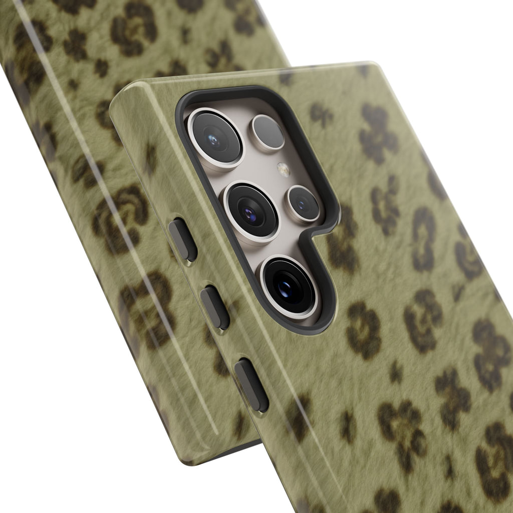 Olive Leopard Print Tough Case