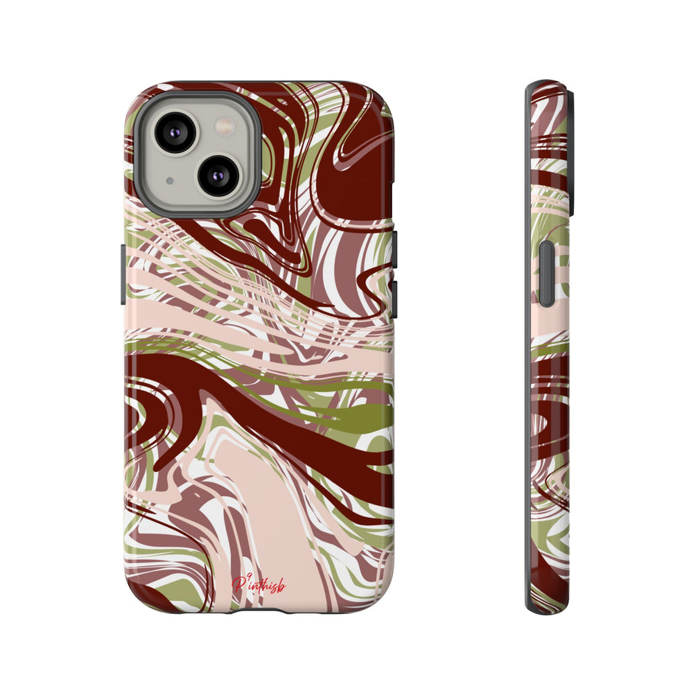 Abstract Marbled Tough Phone Case