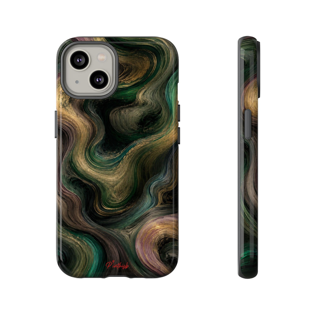 Marbled Forest Tough Phone Case