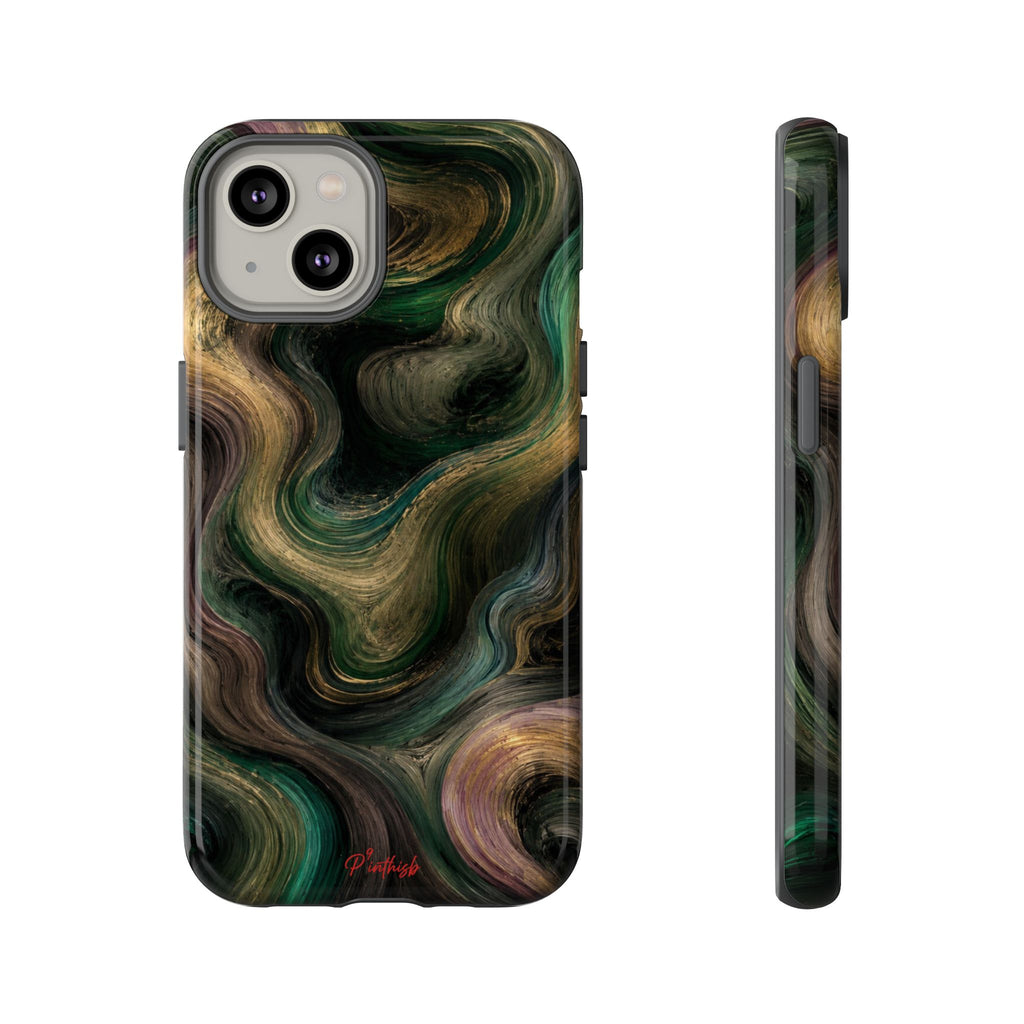 Marbled Forest Tough Phone Case