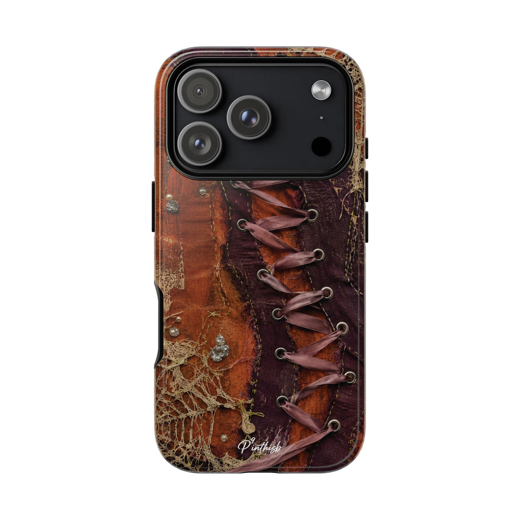 Vintage Leather Lace Tough Case