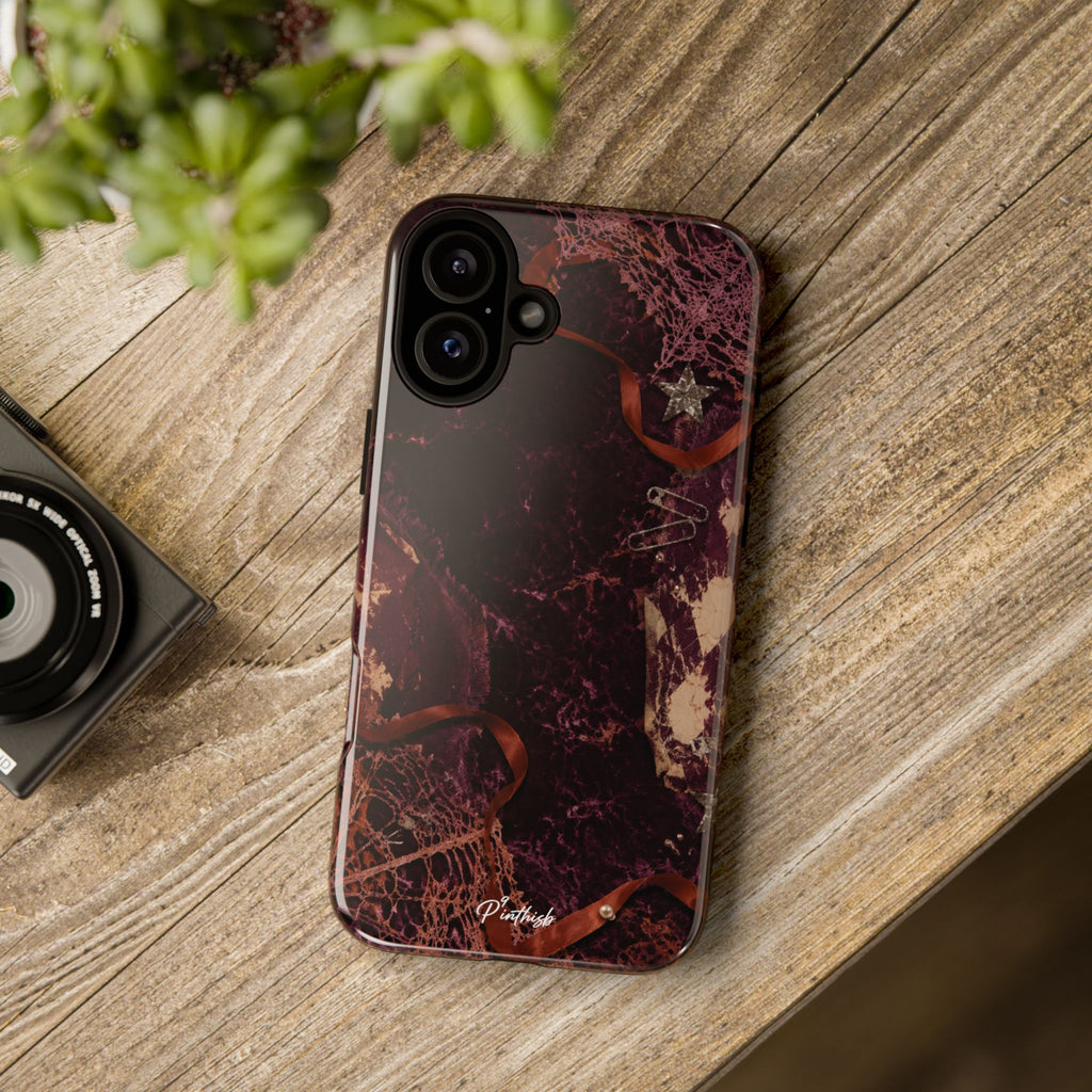 Dark Maroon Vintage Tough Case