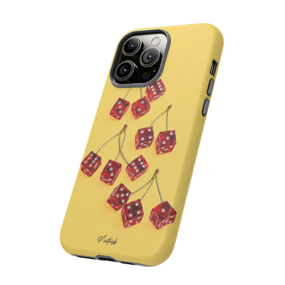 Cherry Dice Tough Phone Case