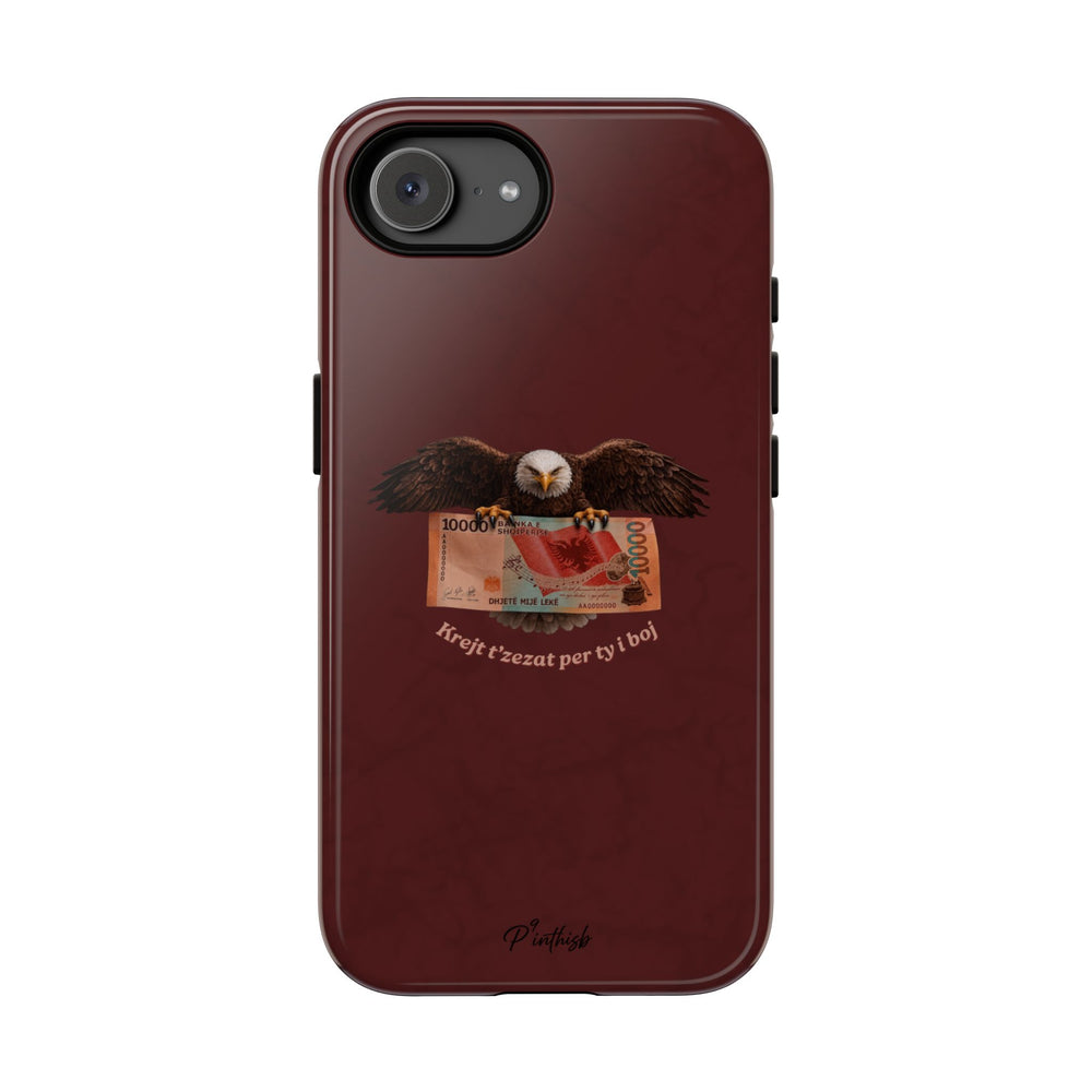 "Krejt t'zezat për ty i boj" Albanian Tough Phone Case