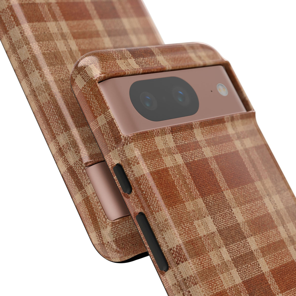 Rustic Brown Cozy Plaid Tough Case