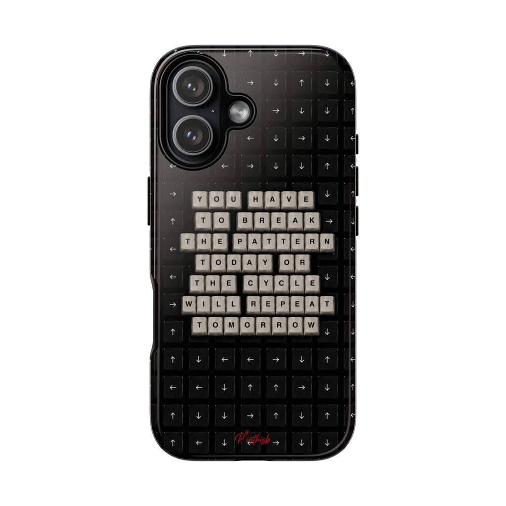 "Break the pattern" Keyboard Tough Case
