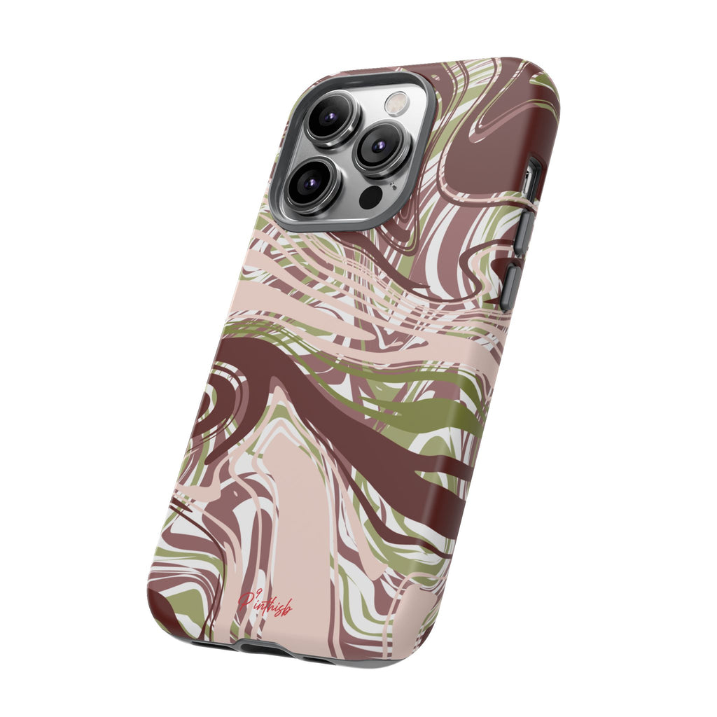 Abstract Marbled Tough Phone Case