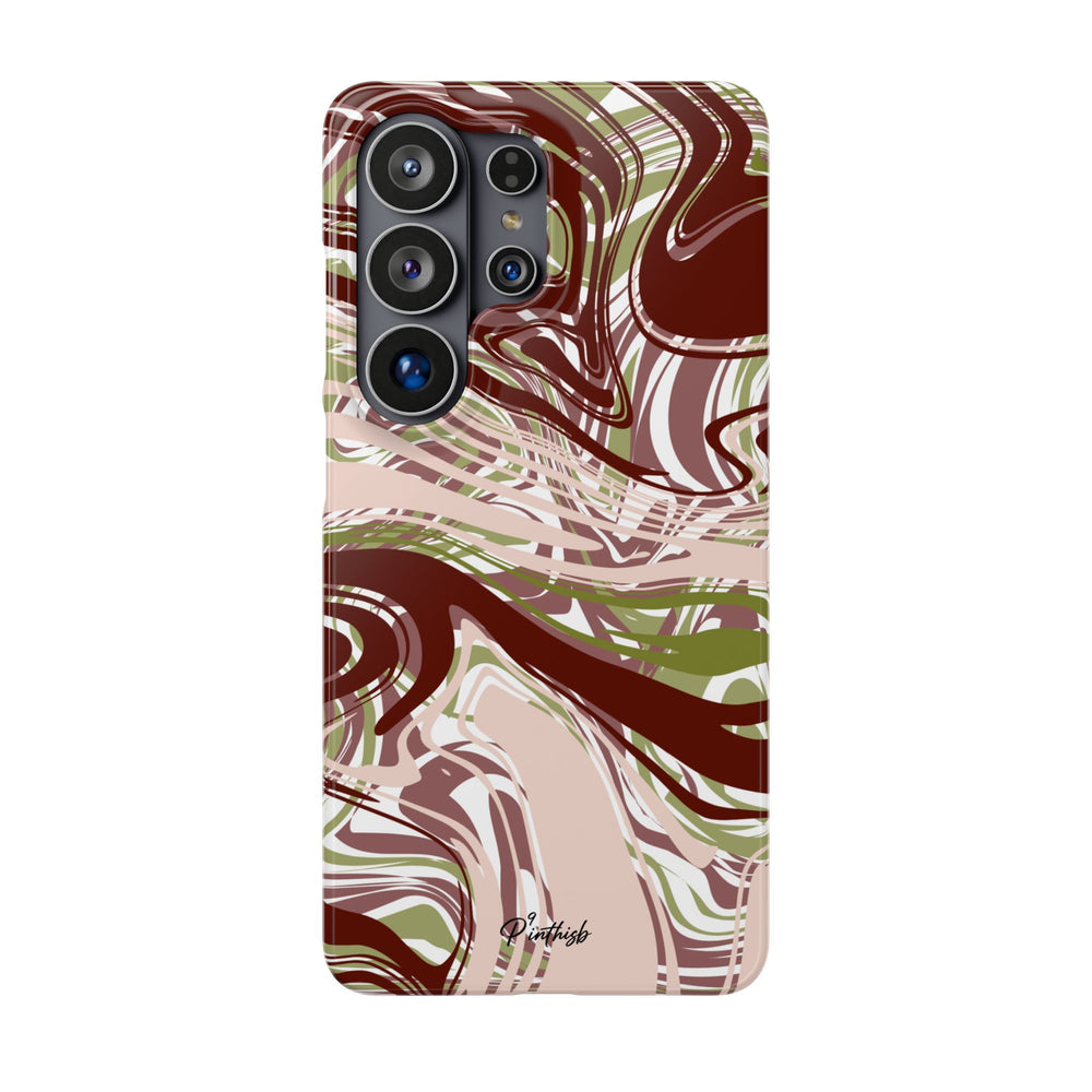 Abstract Marbled Snap Phone Case