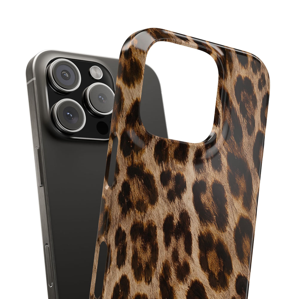 Leopard Print Snap Phone Case