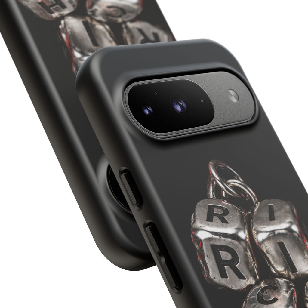 Metallic Dice 'RISK' Phone Case