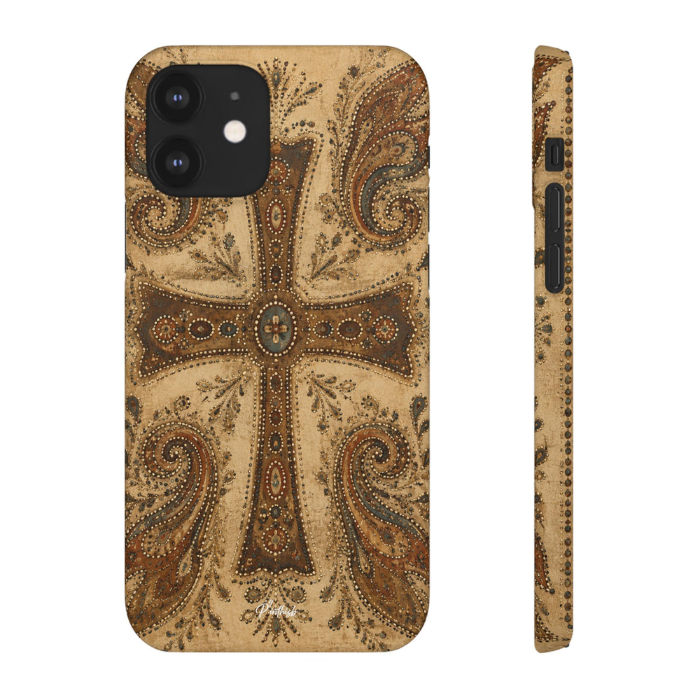 Cross Paisley Snap Case