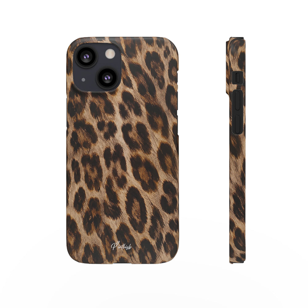 Leopard Print Snap Phone Case