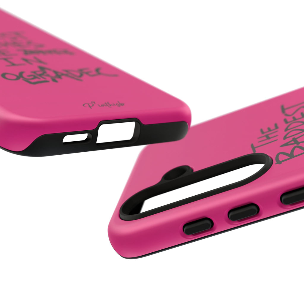 "The Baddest B*tches Are In Pogradec" Hot Pink Case