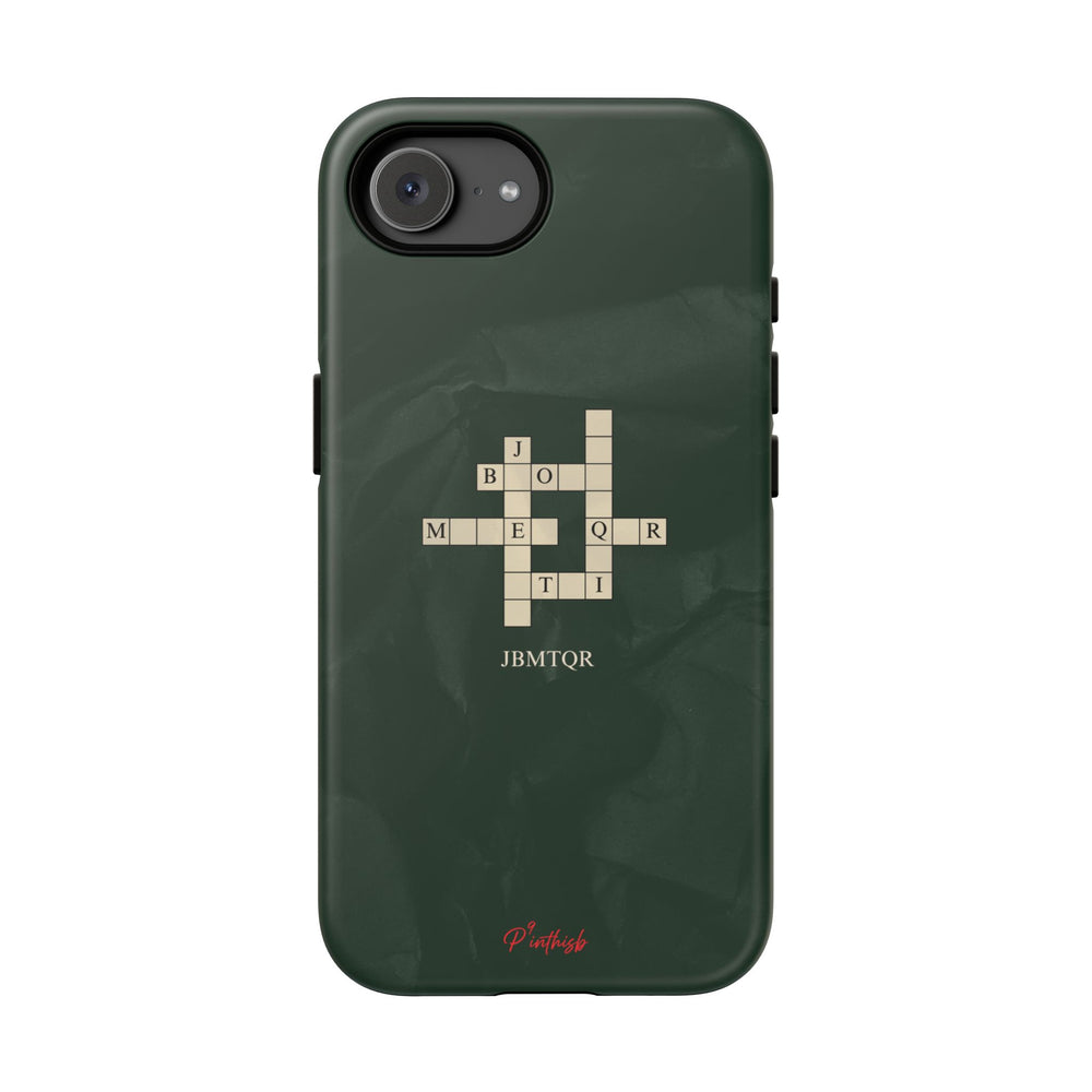 "JBMTQR crossword" Tough Phone Case