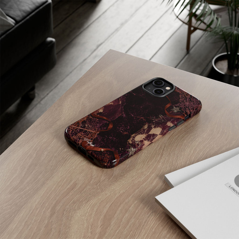 Dark Maroon Vintage Tough Case
