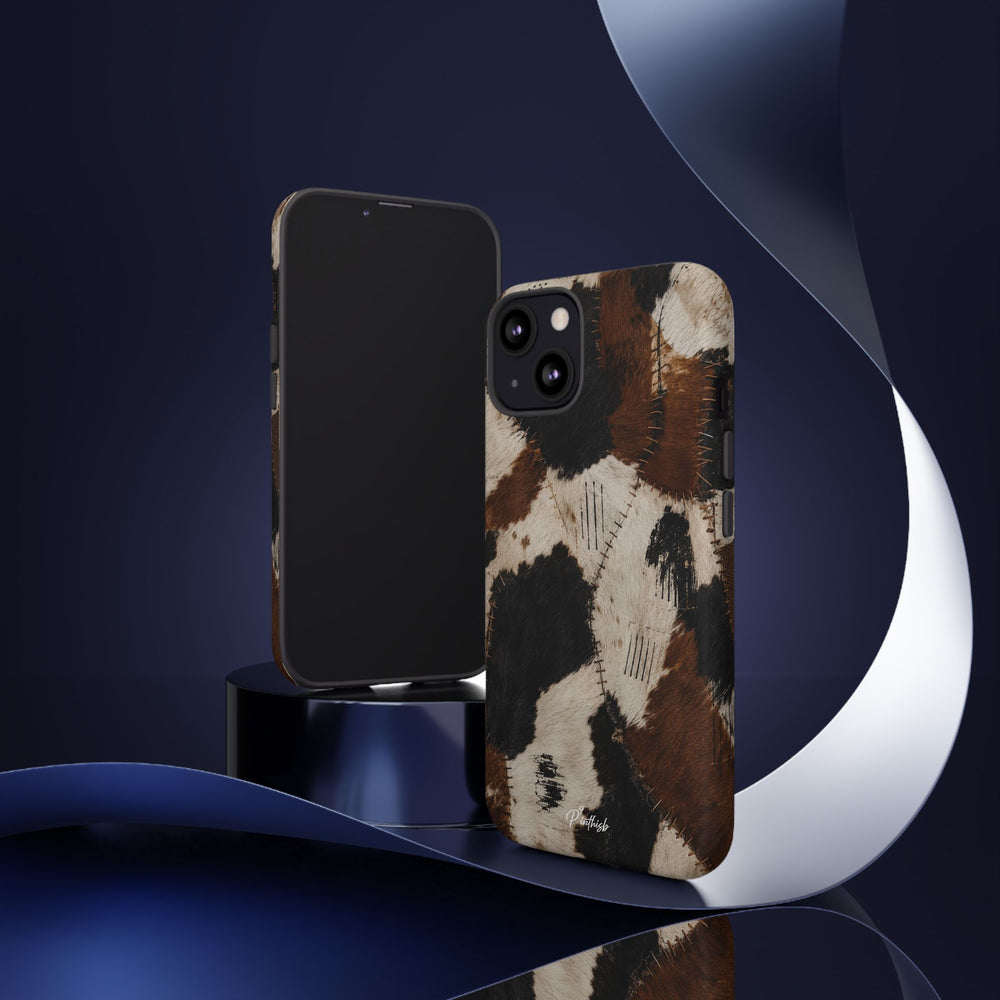 Brown & Black Animal Print Tough Case