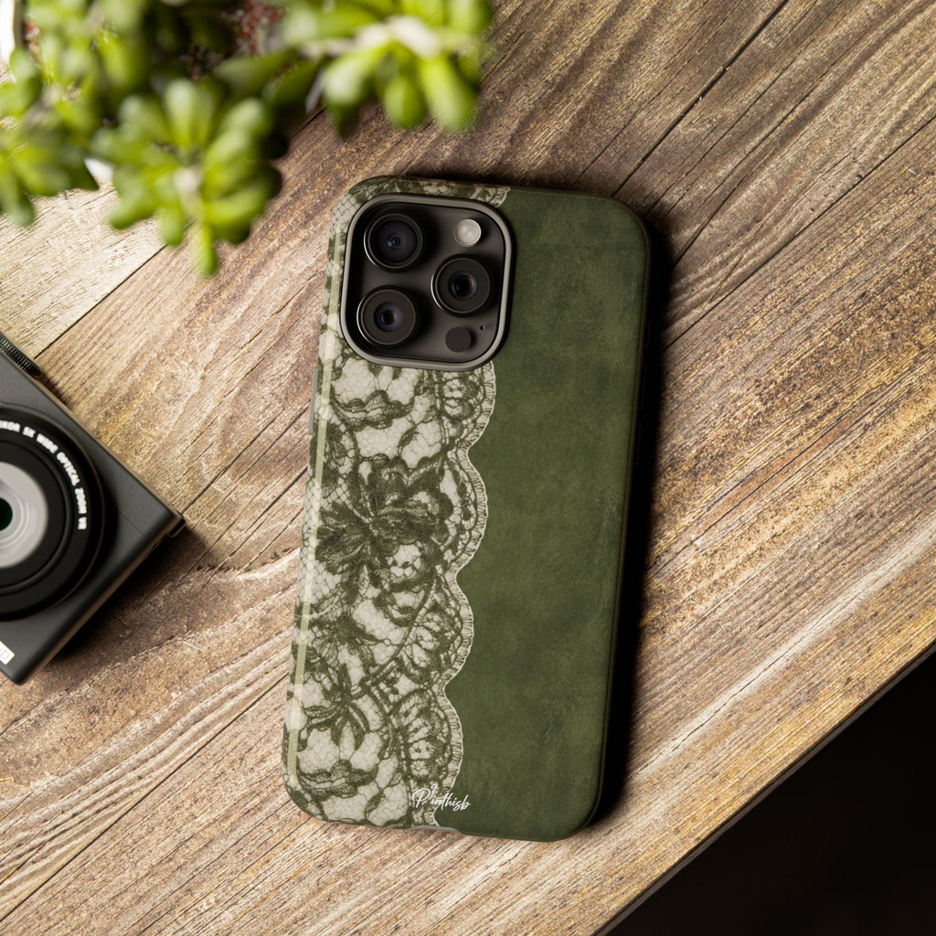 Olive Lace Tough Case