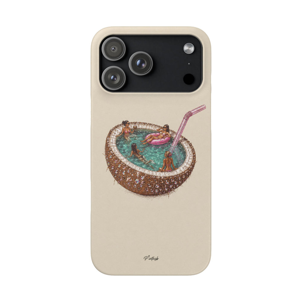 Coconut Pool Snap Phone Case
