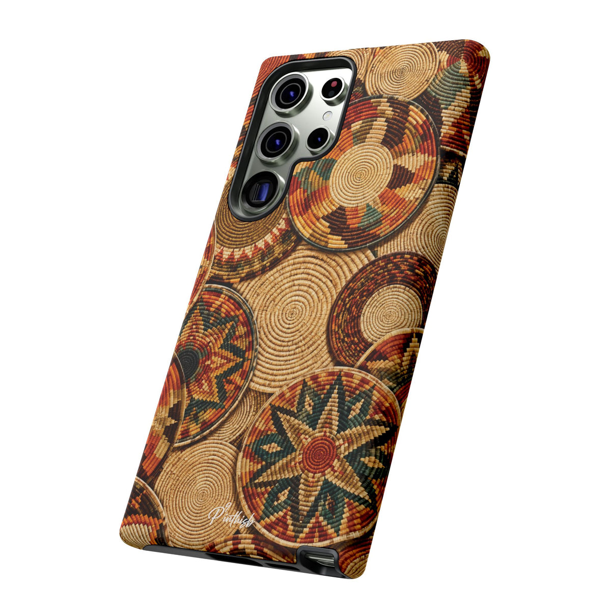 Bohemian Woven Basket Pattern Tough Case