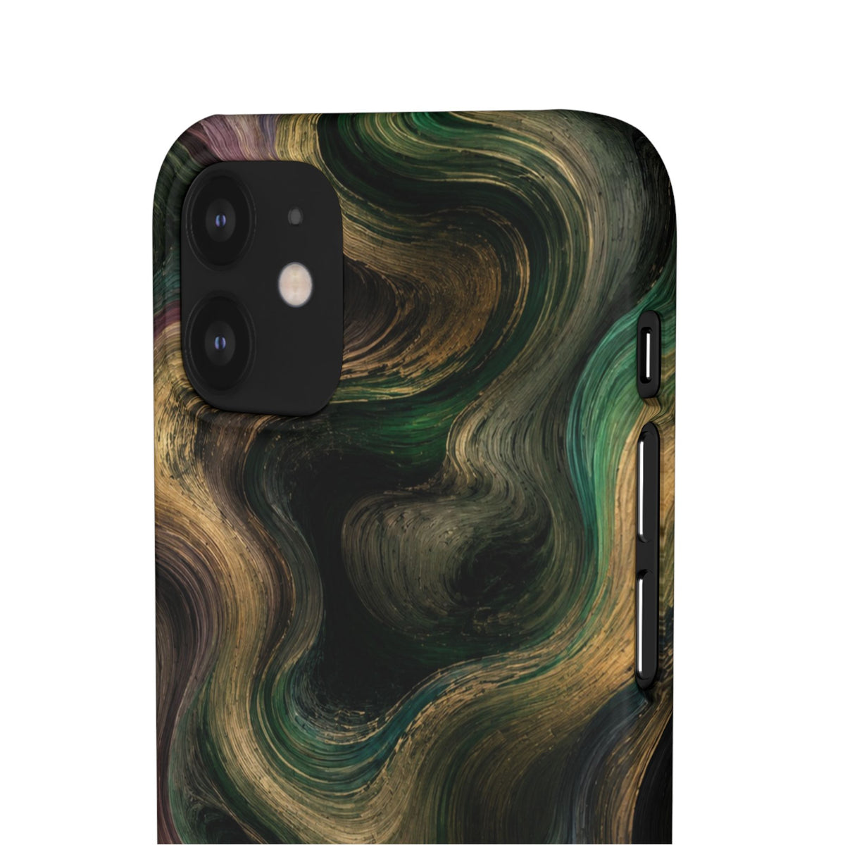 Marbled Forest Snap Phone Case