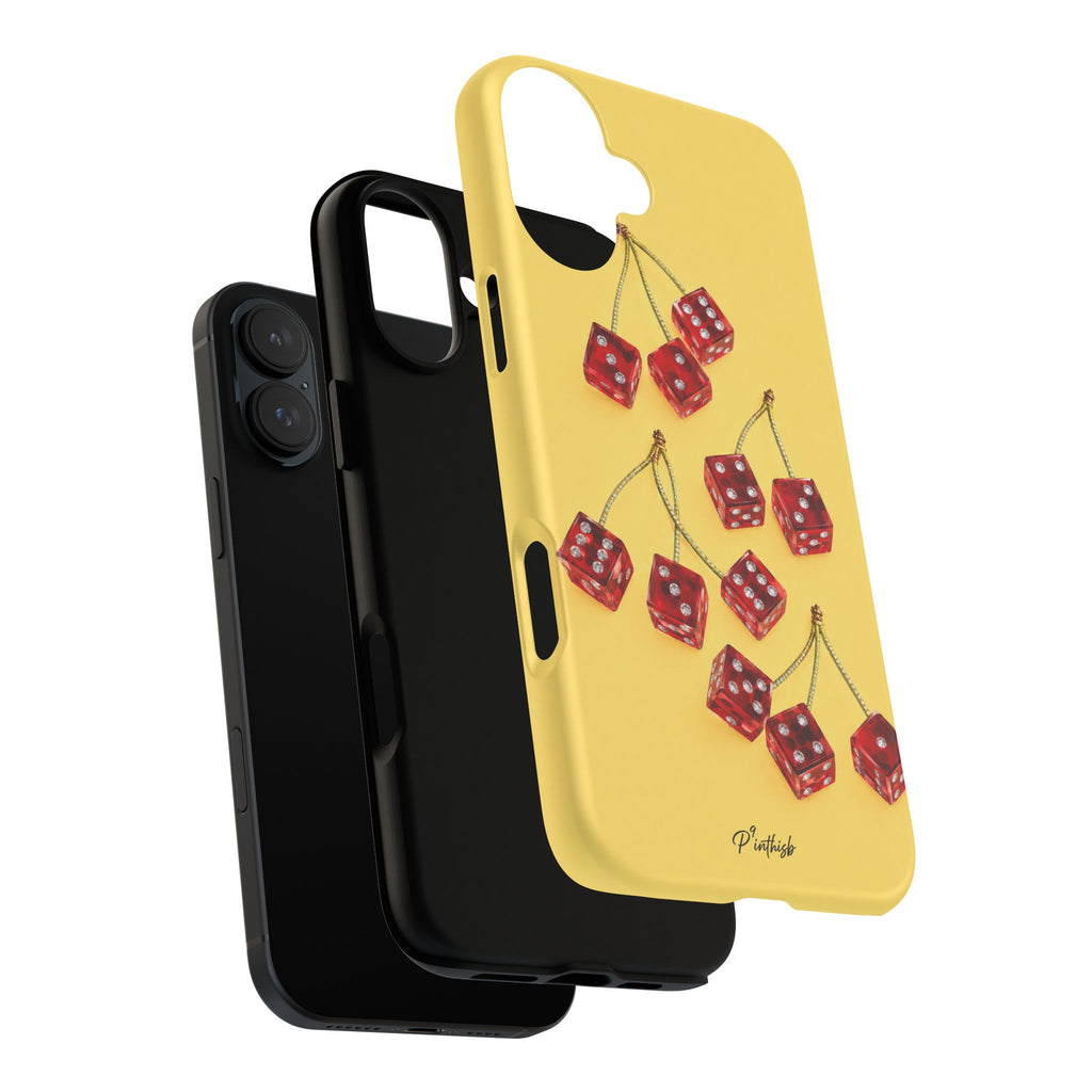 Cherry Dice Tough Phone Case