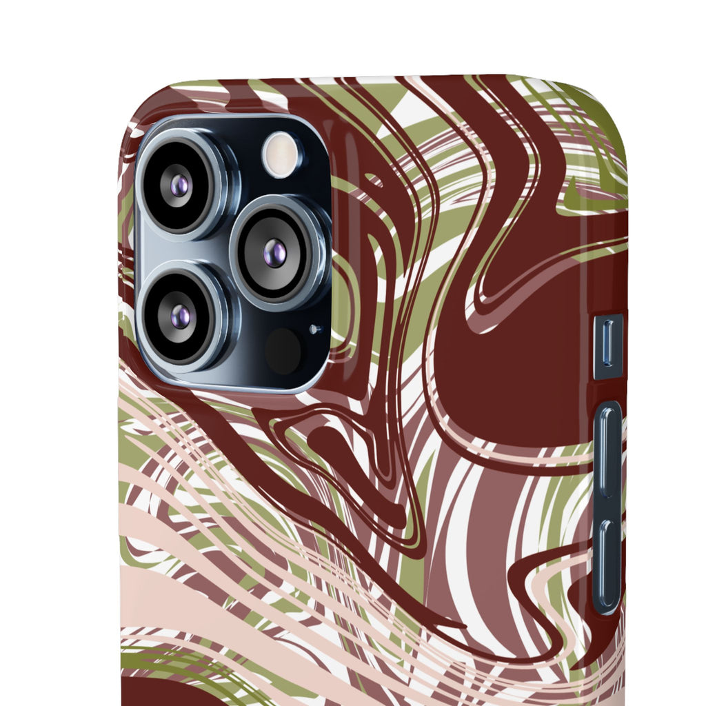 Abstract Marbled Snap Phone Case