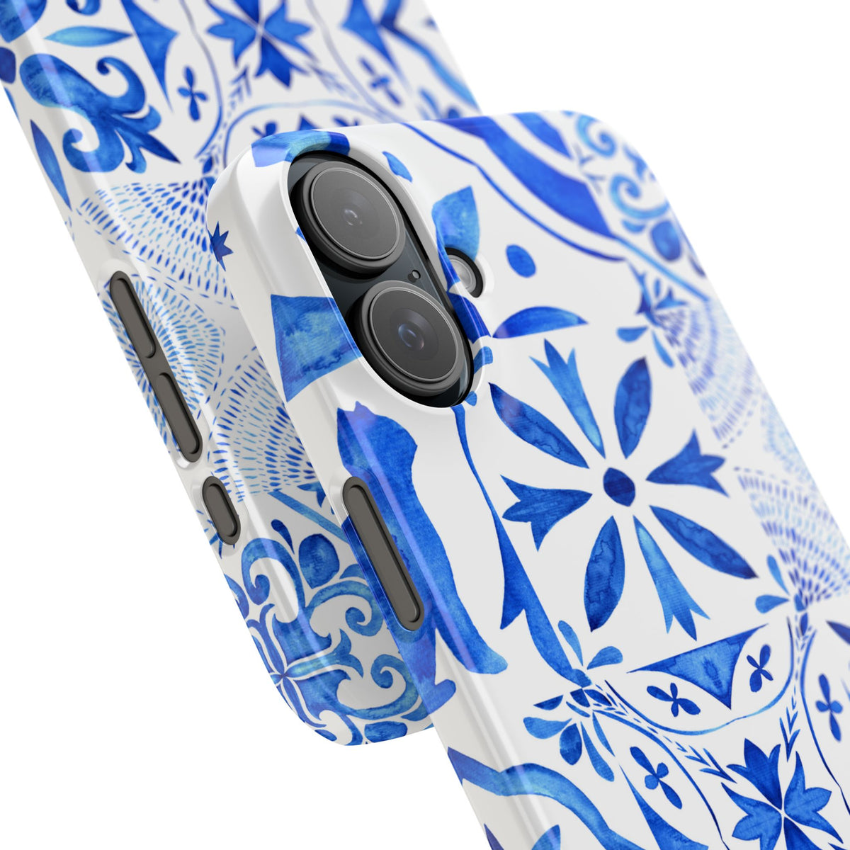 Blue Tile Pattern Snap Phone Case