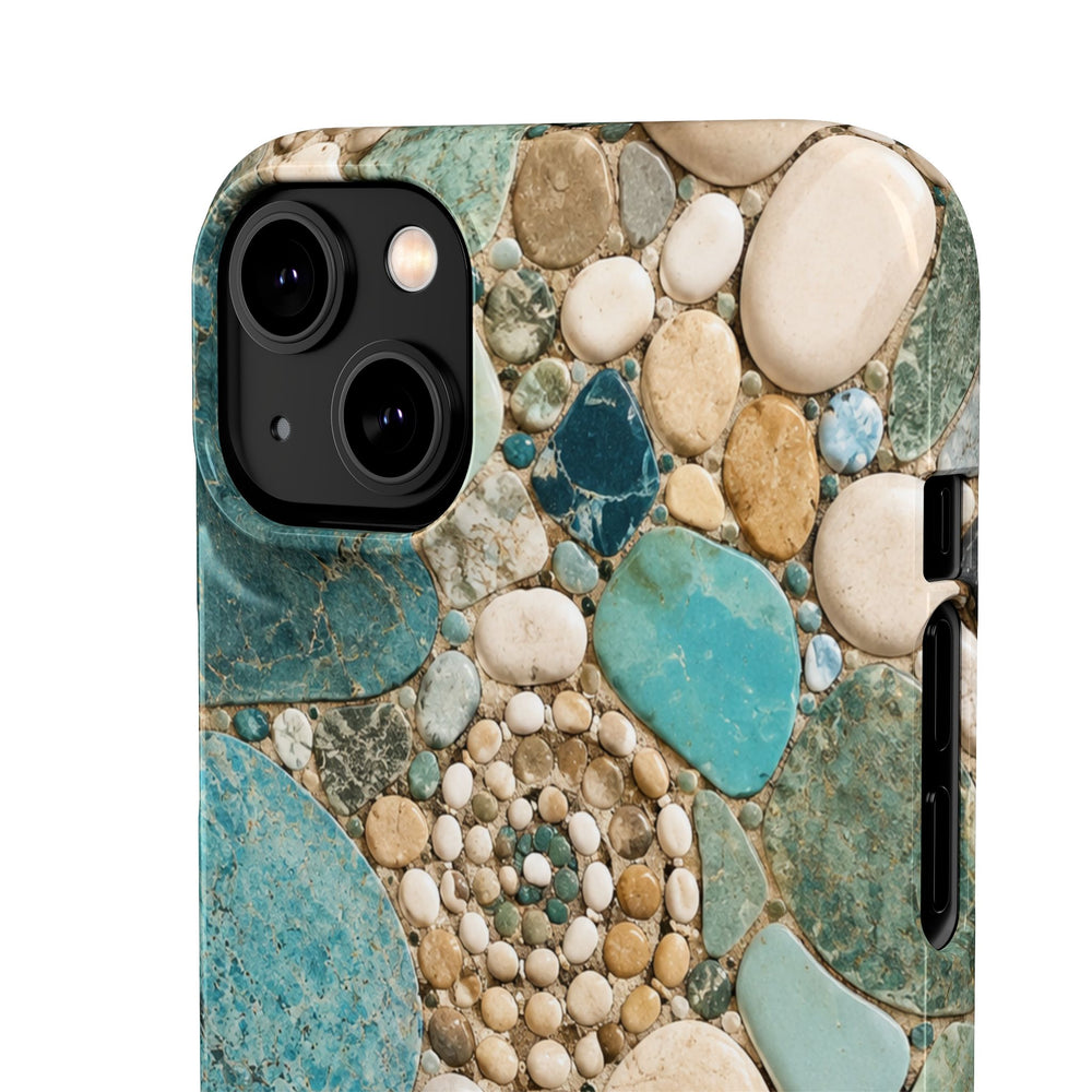 Sea Glass Mosaic Snap Case