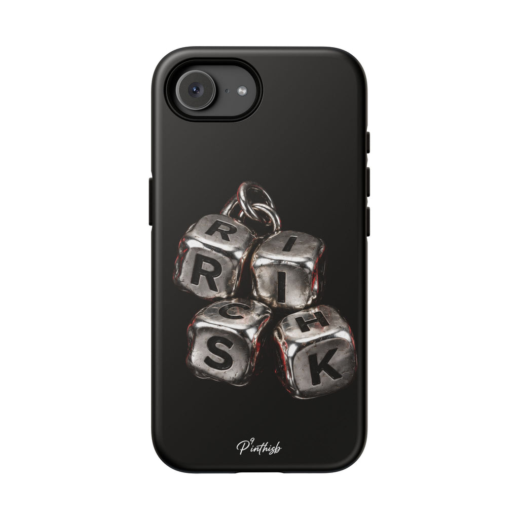 Metallic Dice 'RISK' Phone Case