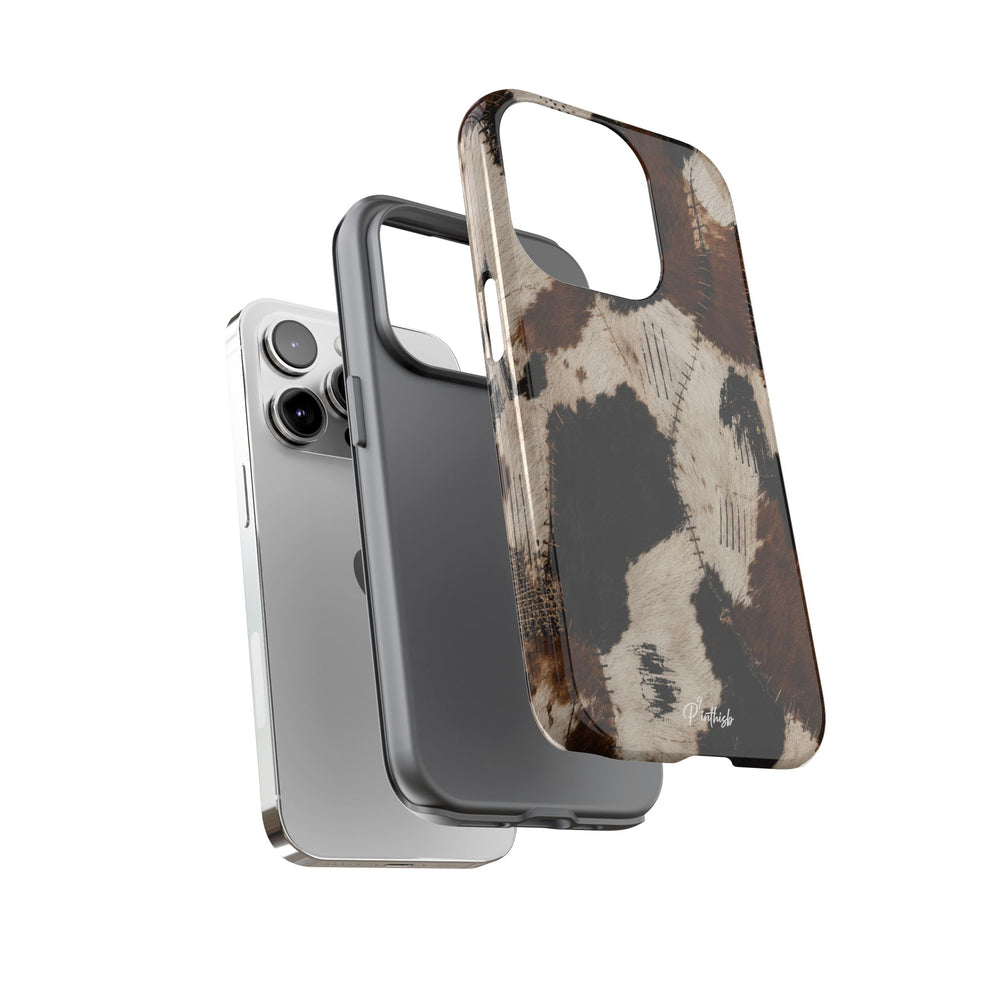 Brown & Black Animal Print Tough Case