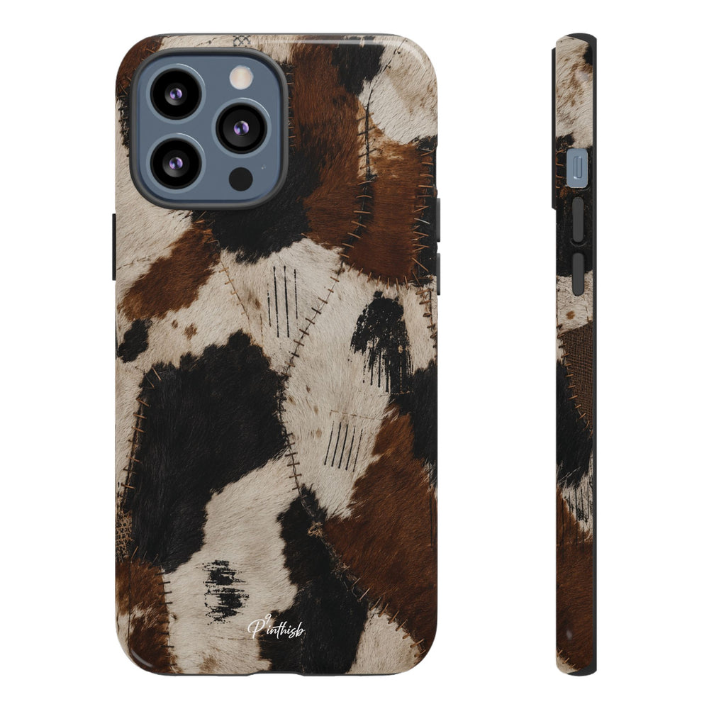 Brown & Black Animal Print Tough Case