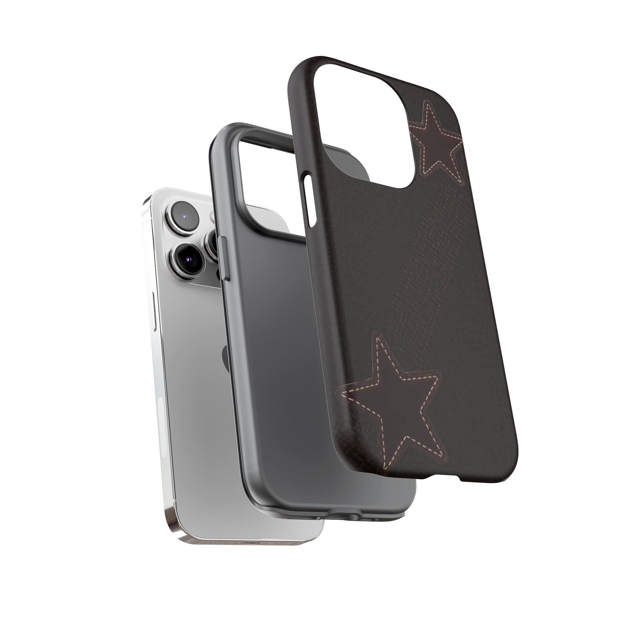 Rustic Stitched Star Phone Case